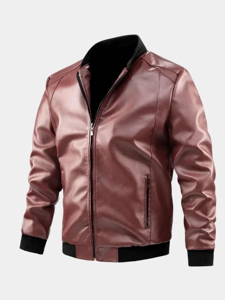 Dennis | Effortless Bomber Biker Leather Jacket