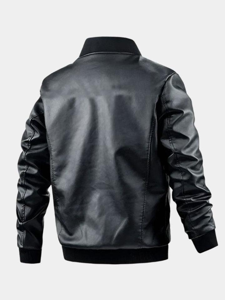 Dennis | Effortless Bomber Biker Leather Jacket