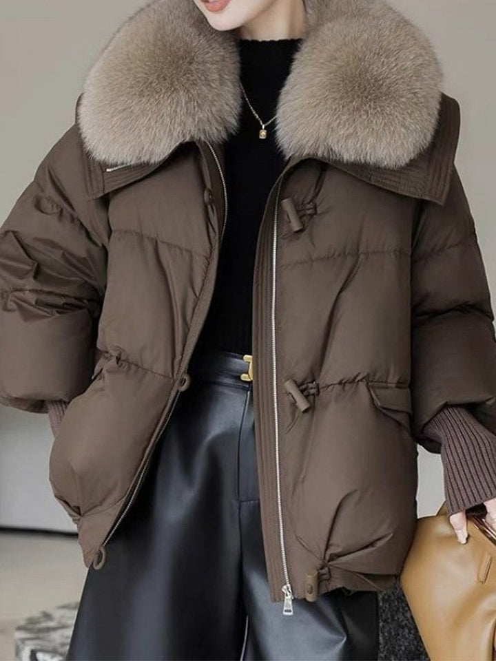 Diane | Cozy Oversized Fur Coat with Plush Collar