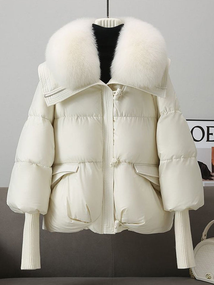 Diane | Cozy Oversized Fur Coat with Plush Collar