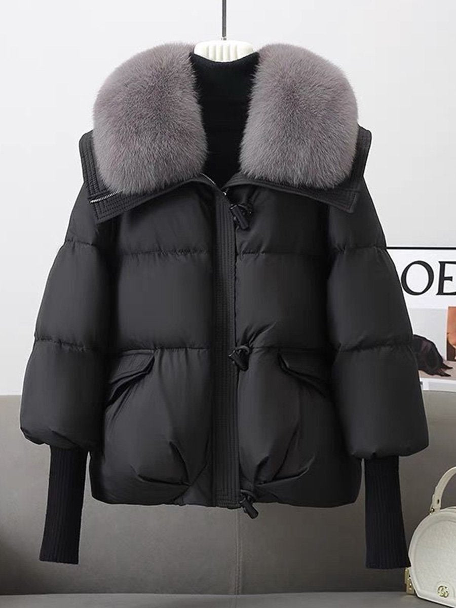 Diane | Cozy Oversized Fur Coat with Plush Collar