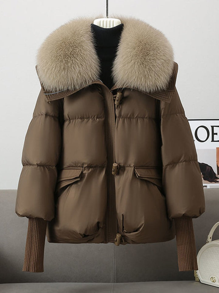 Diane | Cozy Oversized Fur Coat with Plush Collar
