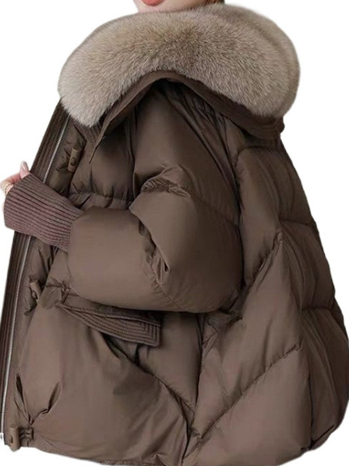 Diane | Cozy Oversized Fur Coat with Plush Collar