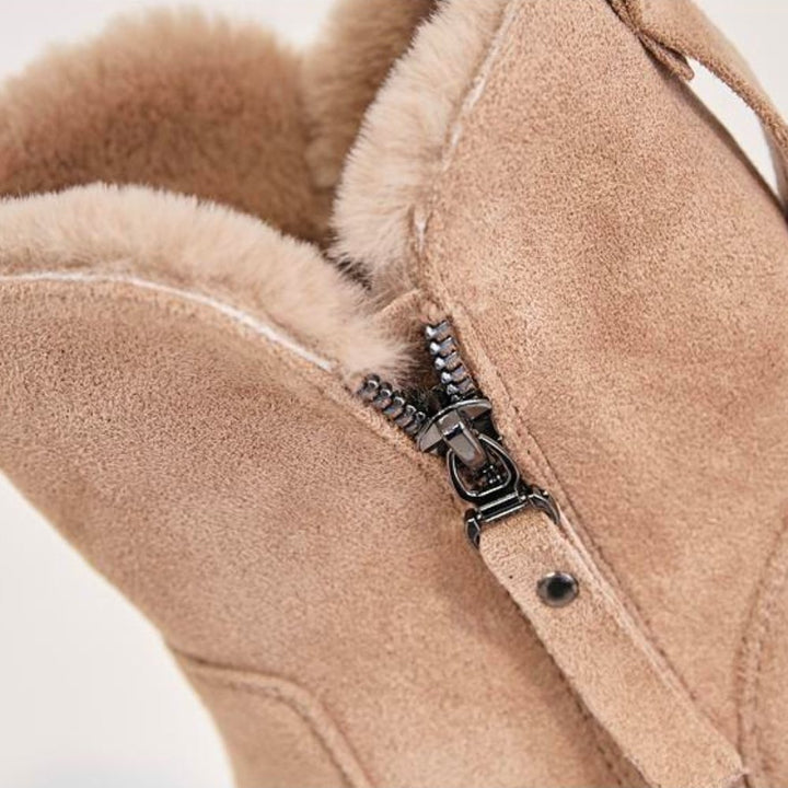 Diane | Graceful Fur-Lined Ankle Winter Boots for Women