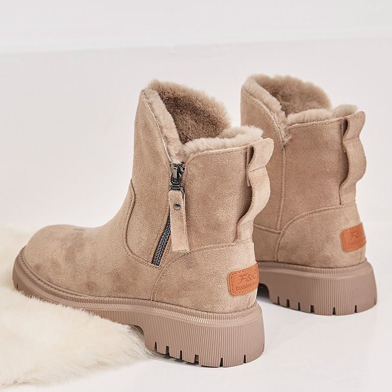Diane | Graceful Fur-Lined Ankle Winter Boots for Women