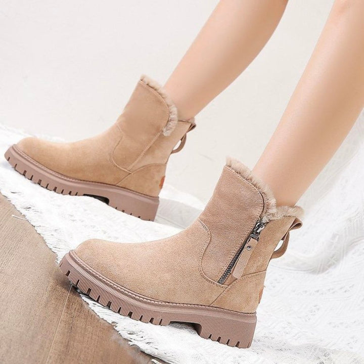 Diane | Graceful Fur-Lined Ankle Winter Boots for Women