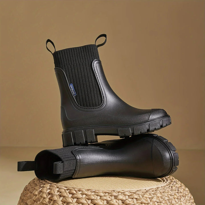 Diane | Sophisticated Waterproof Chelsea Rain Boots
