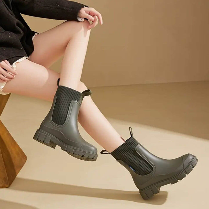 Diane | Sophisticated Waterproof Chelsea Rain Boots