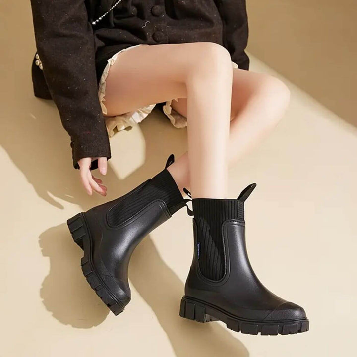 Diane | Sophisticated Waterproof Chelsea Rain Boots