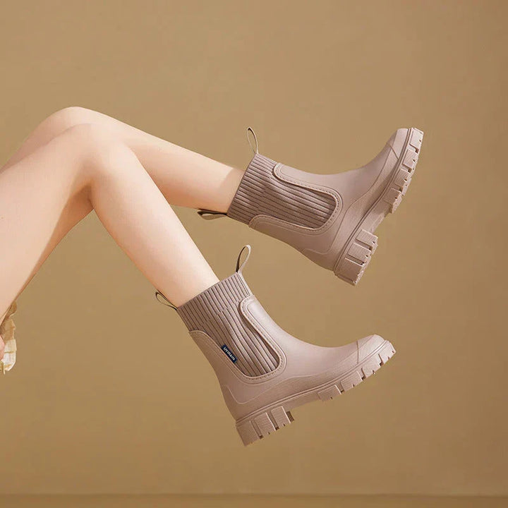 Diane | Sophisticated Waterproof Chelsea Rain Boots