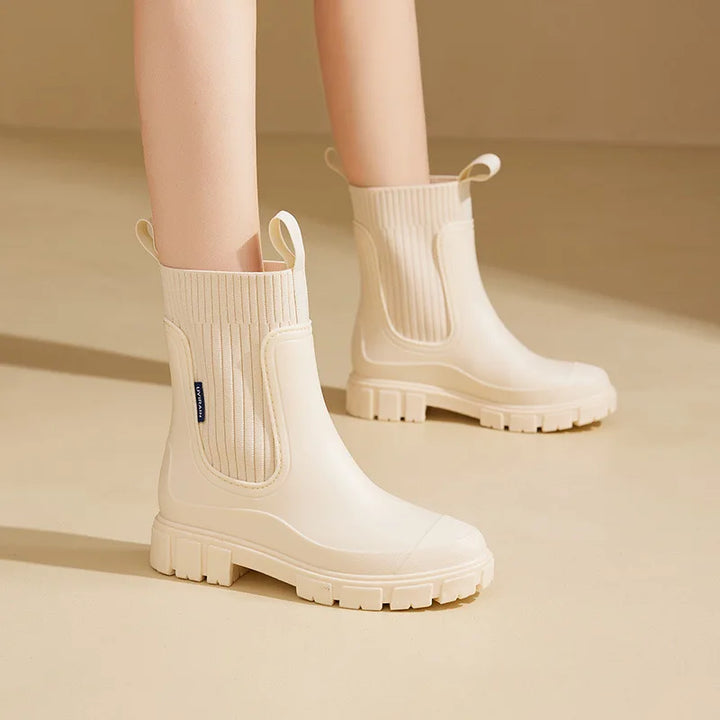 Diane | Sophisticated Waterproof Chelsea Rain Boots