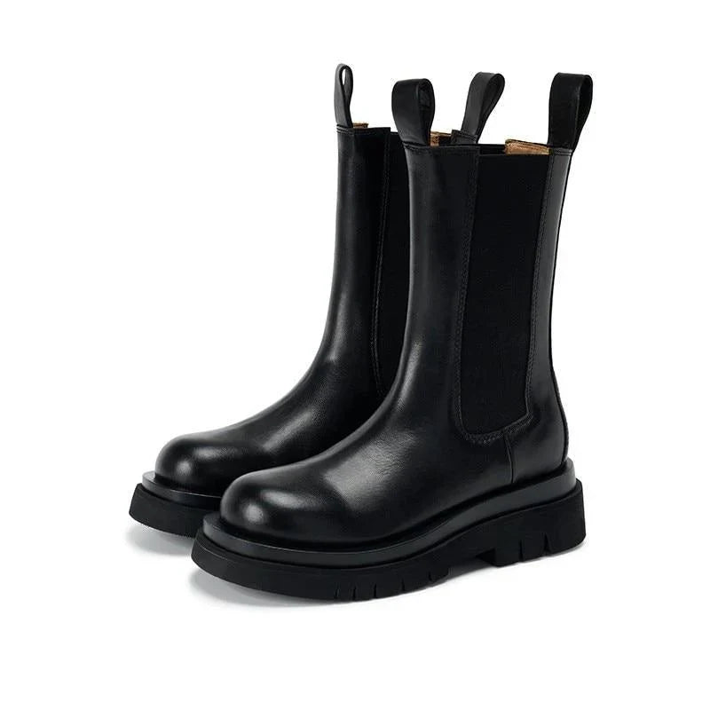 Donna | Chic Platform Lug Sole Combat Boots for Women