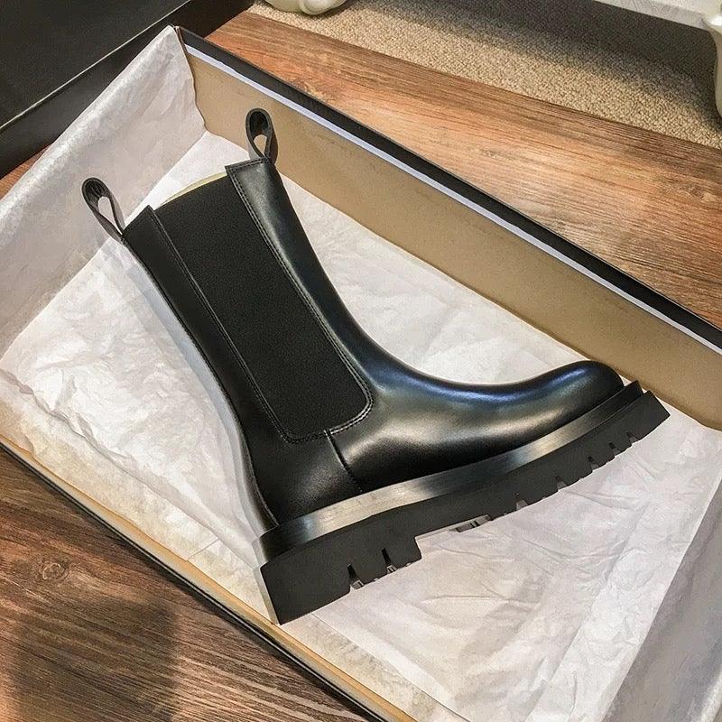 Donna | Chic Platform Lug Sole Combat Boots for Women