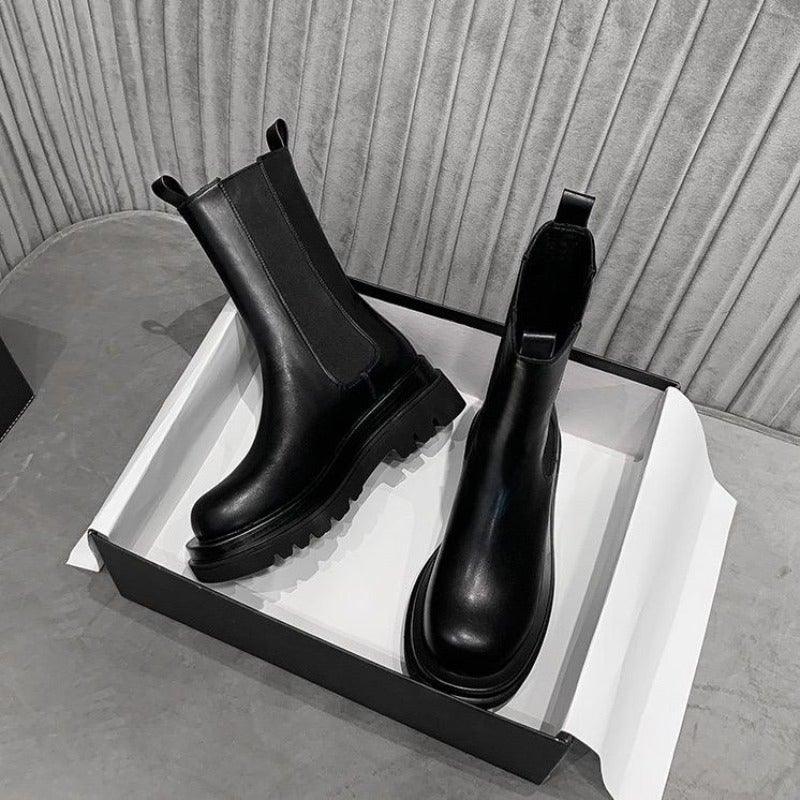 Donna | Chic Platform Lug Sole Combat Boots for Women