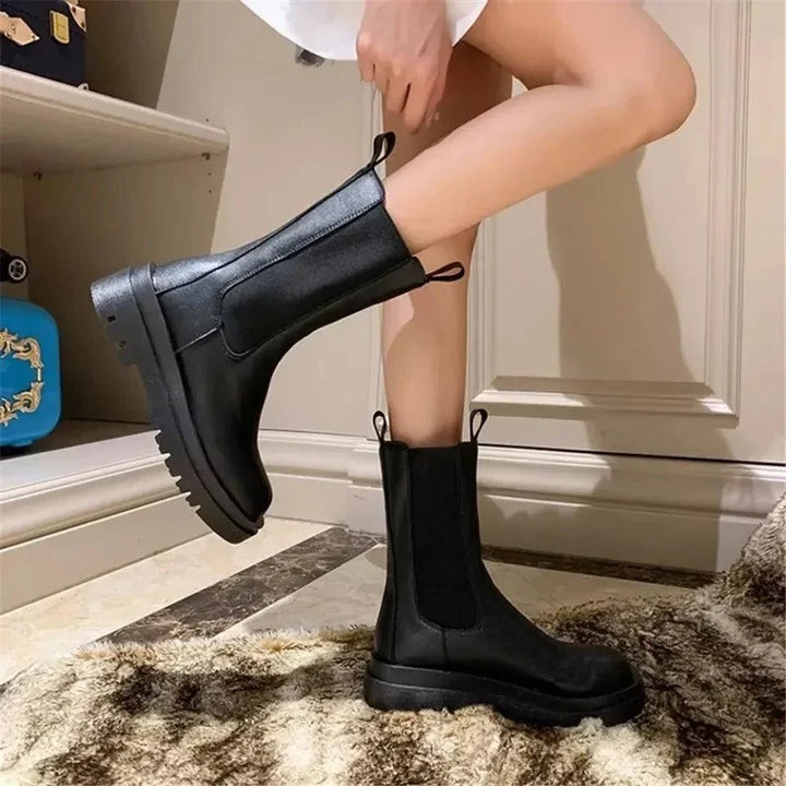Donna | Chic Platform Lug Sole Combat Boots for Women