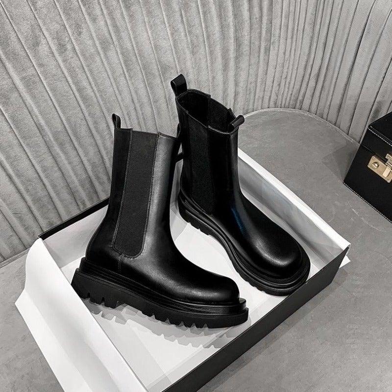 Donna | Chic Platform Lug Sole Combat Boots for Women