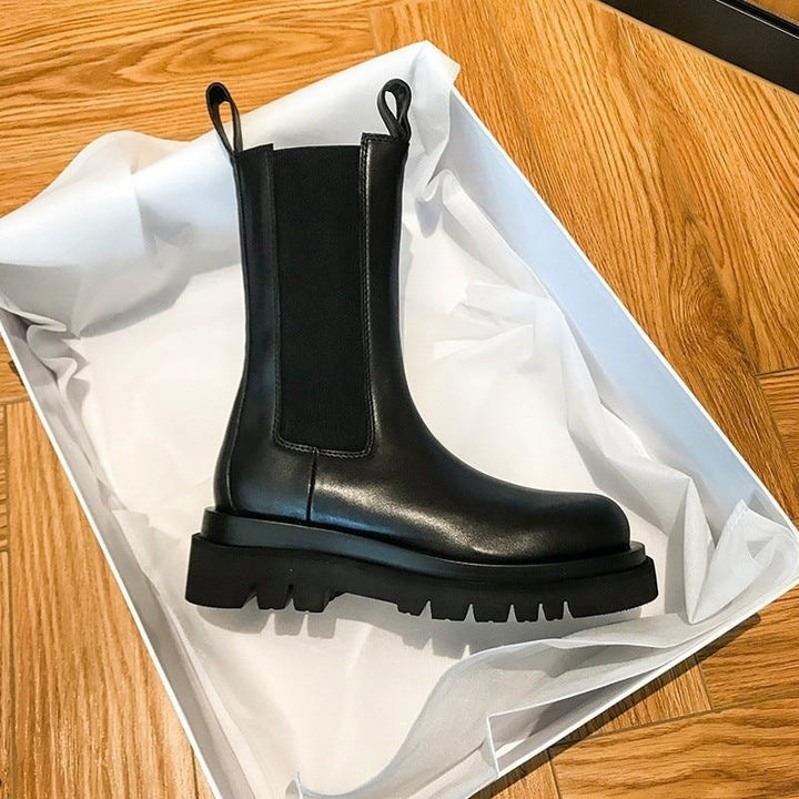Donna | Chic Platform Lug Sole Combat Boots for Women