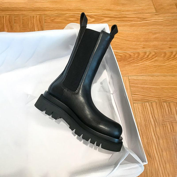 Donna | Chic Platform Lug Sole Combat Boots for Women