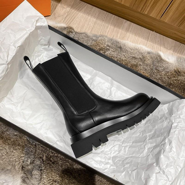 Donna | Chic Platform Lug Sole Combat Boots for Women
