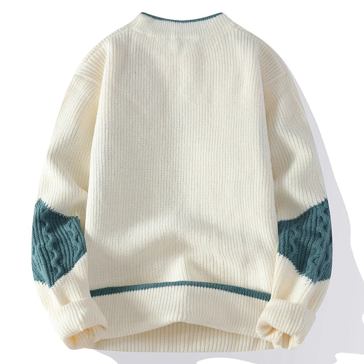 Edward | Effortless Color Block Crewneck Sweatshirt