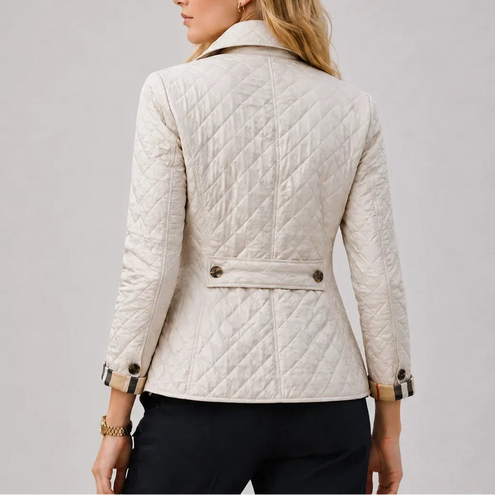 Emily | Effortless Quilted Puffer Jacket with Stand Collar