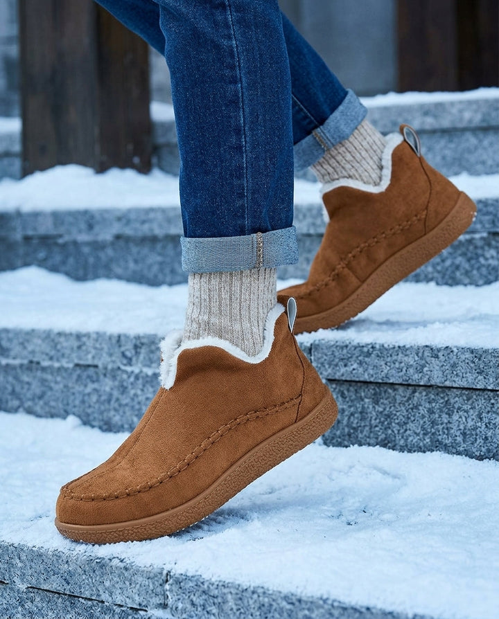 Emily | Refined Cozy Plush-Lined Moccasin Slippers