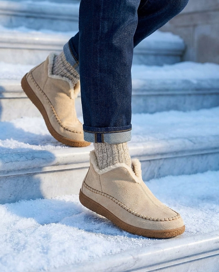 Emily | Refined Cozy Plush-Lined Moccasin Slippers