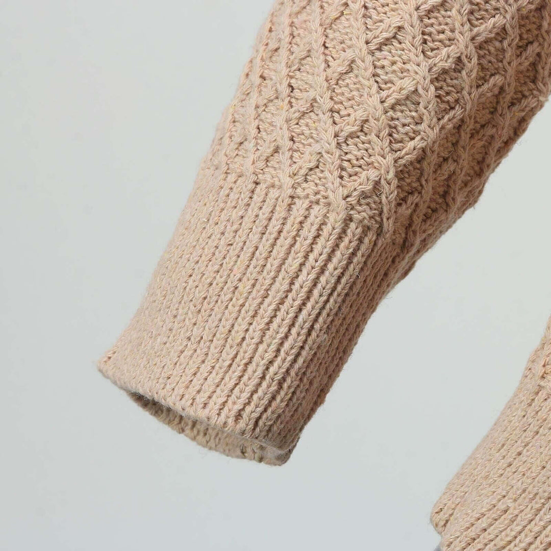 Ethan | Button Front Chunky Cable Knit Sweater Cardigan