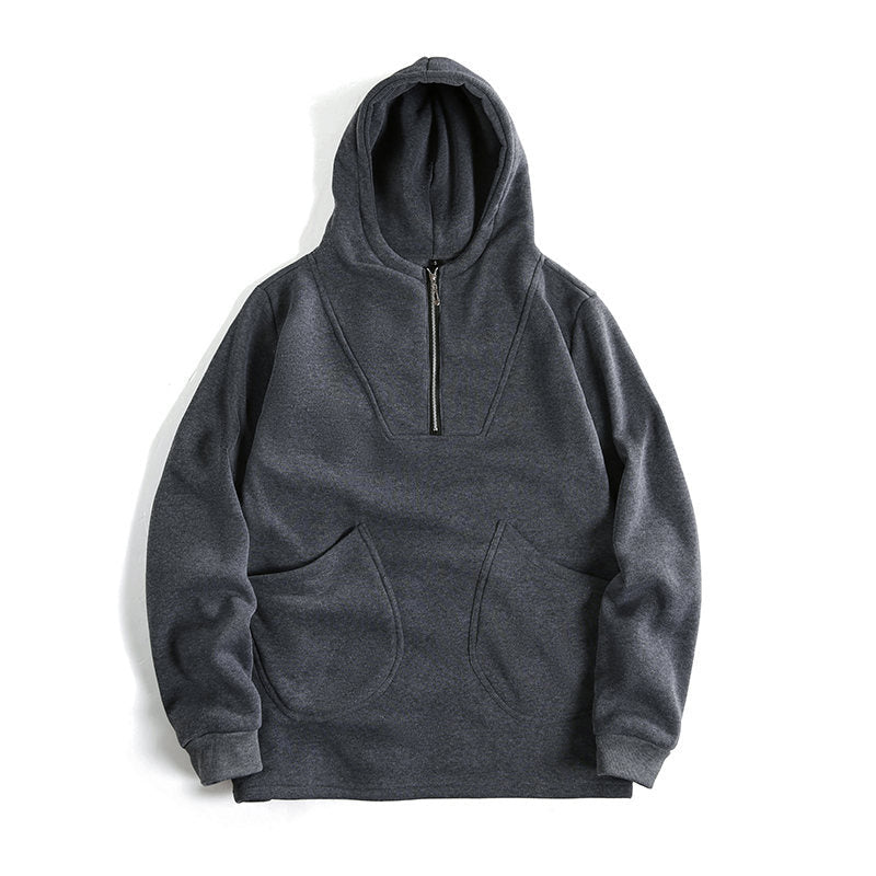 Ethan | Half-Zip Pullover Mens Hoodies with Kangaroo Pocket