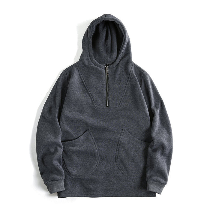 Ethan | Half-Zip Pullover Mens Hoodies with Kangaroo Pocket