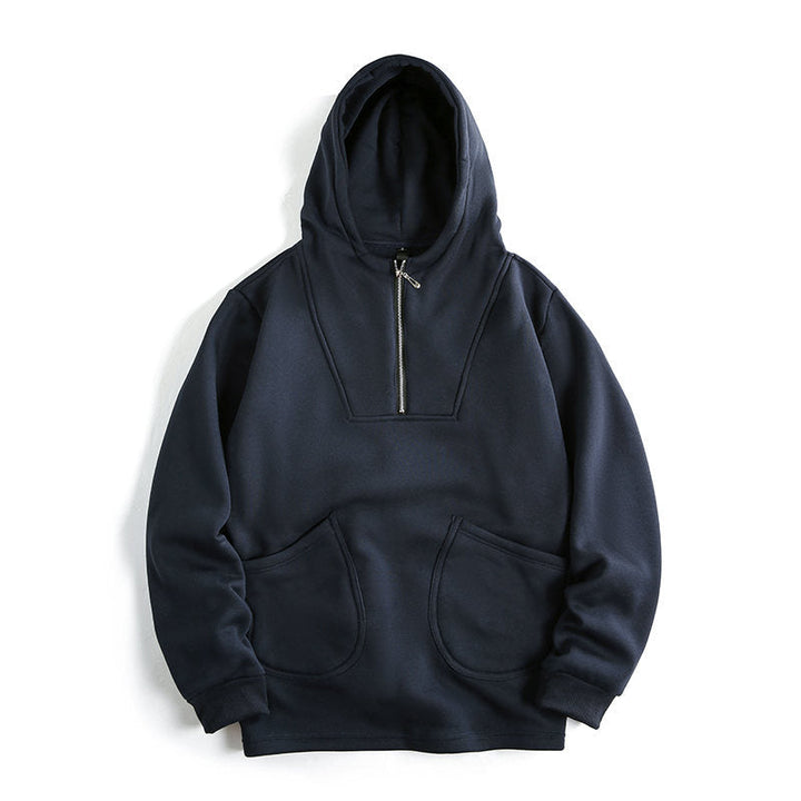 Ethan | Half-Zip Pullover Mens Hoodies with Kangaroo Pocket