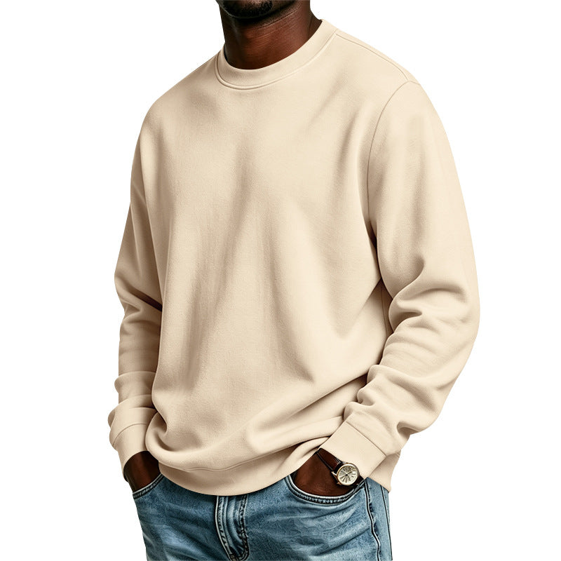 Ethan | Relaxed Oversized Crewneck Sweatshirt with Ribbed Cuffs