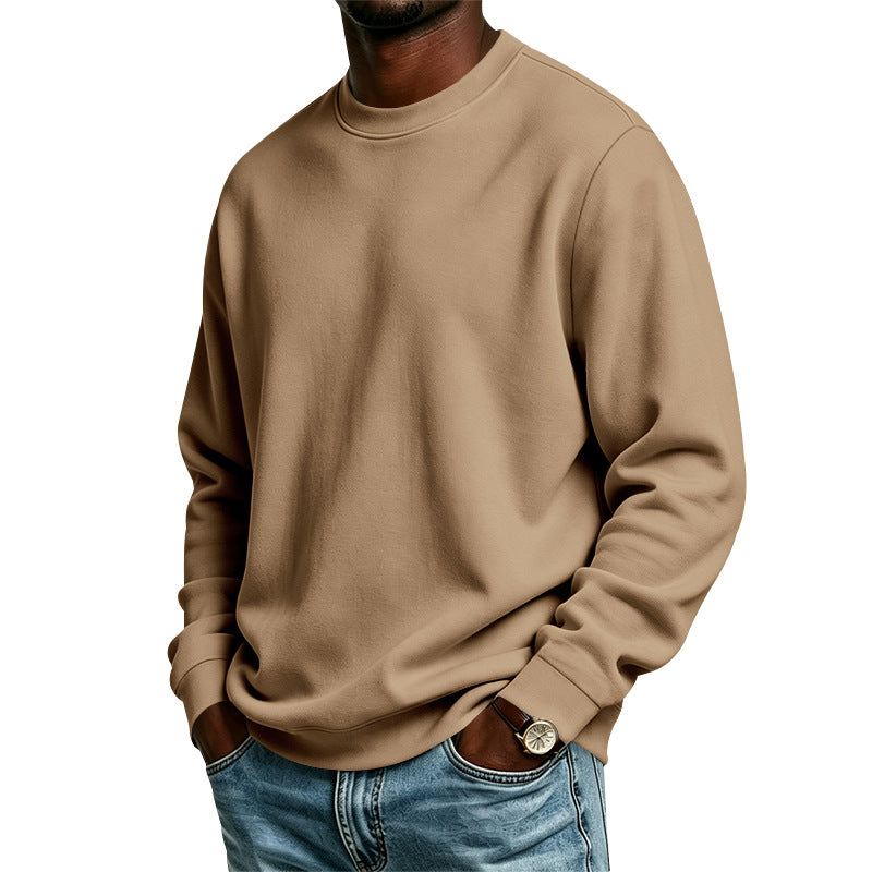 Ethan | Relaxed Oversized Crewneck Sweatshirt with Ribbed Cuffs