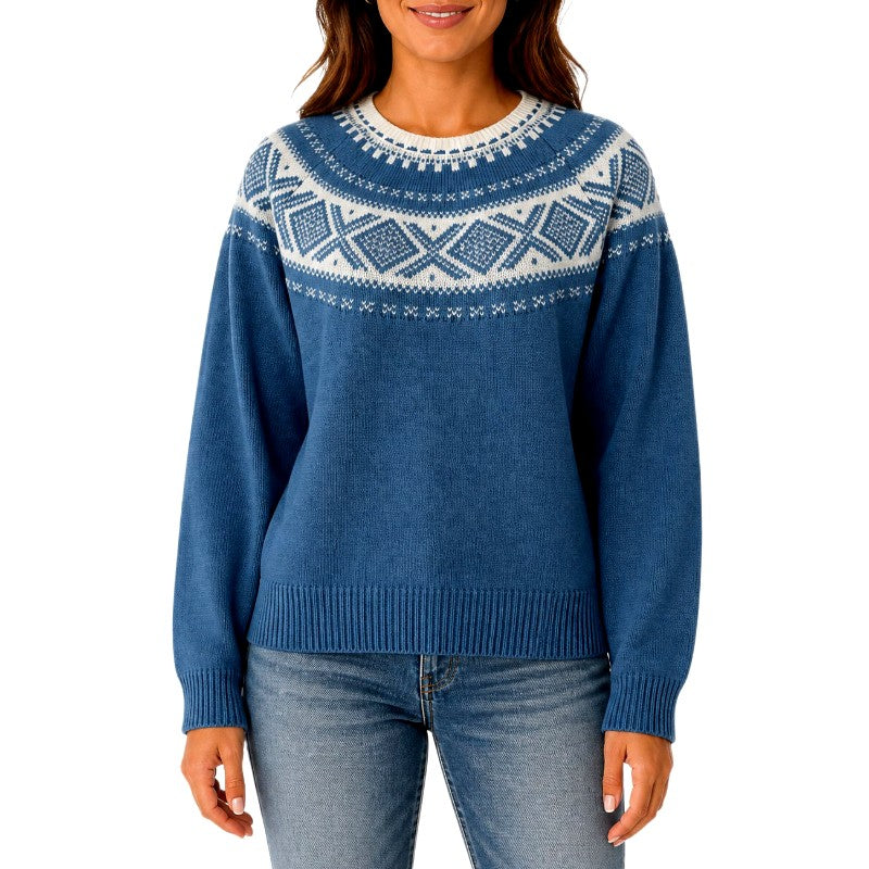 Evelyn | Classic Fair Isle Christmas Sweater Women