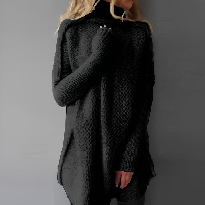 Evelyn | Elegant Oversized Knit Turtleneck Sweater Tunic