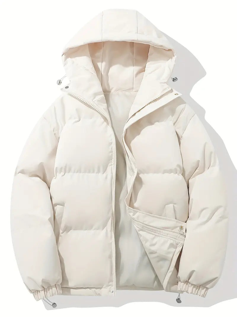 Evelyn | Sophisticated Quilted Hooded Puffer Jacket