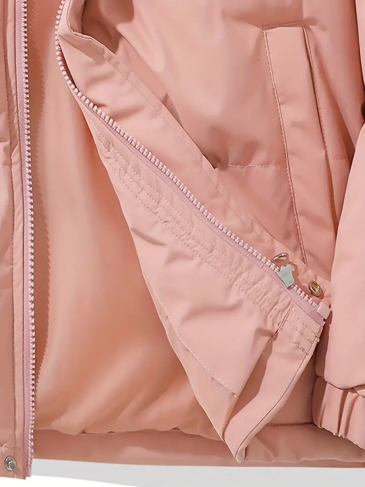 Evelyn | Sophisticated Quilted Hooded Puffer Jacket
