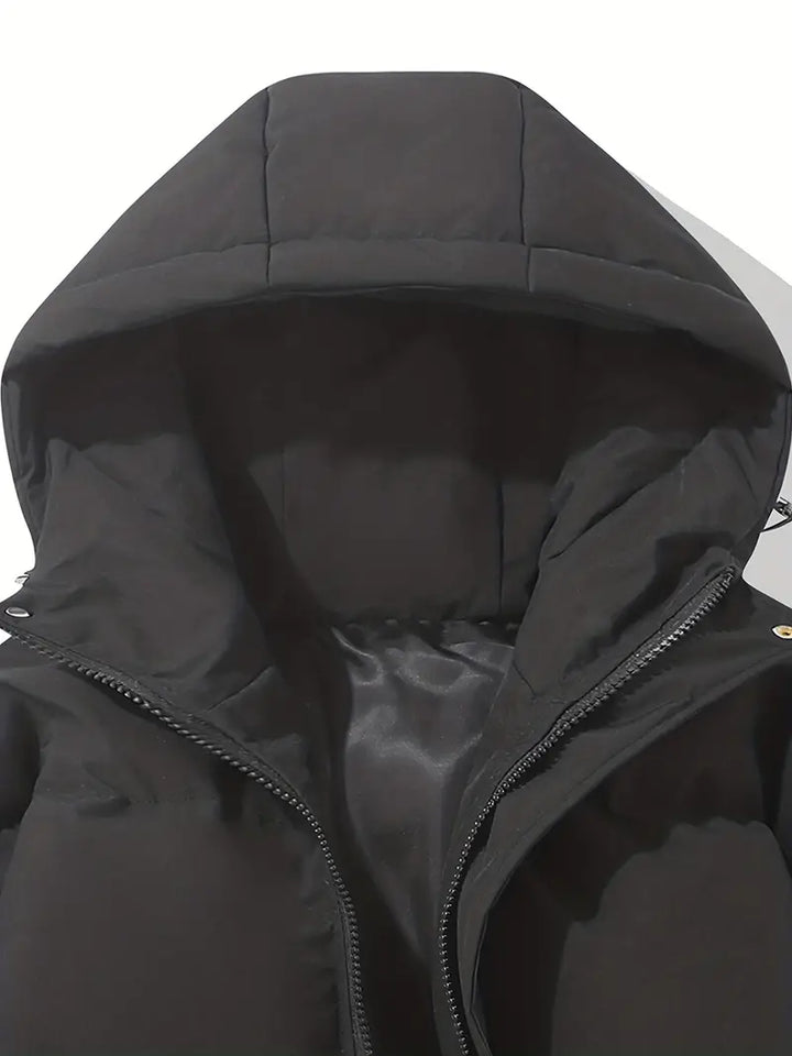 Evelyn | Sophisticated Quilted Hooded Puffer Jacket