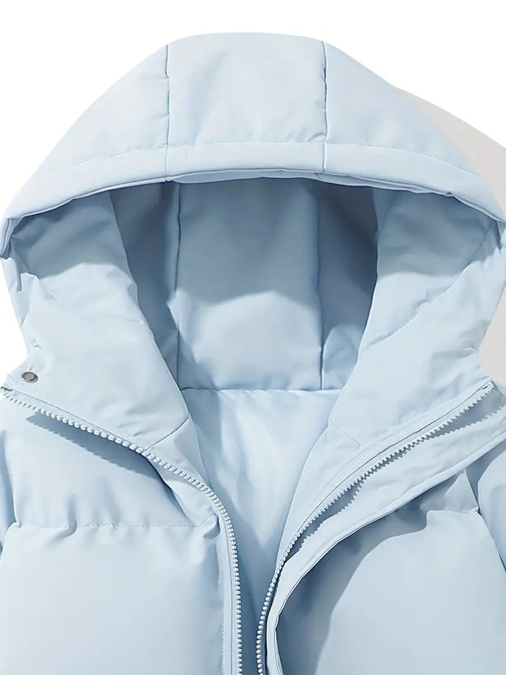 Evelyn | Sophisticated Quilted Hooded Puffer Jacket