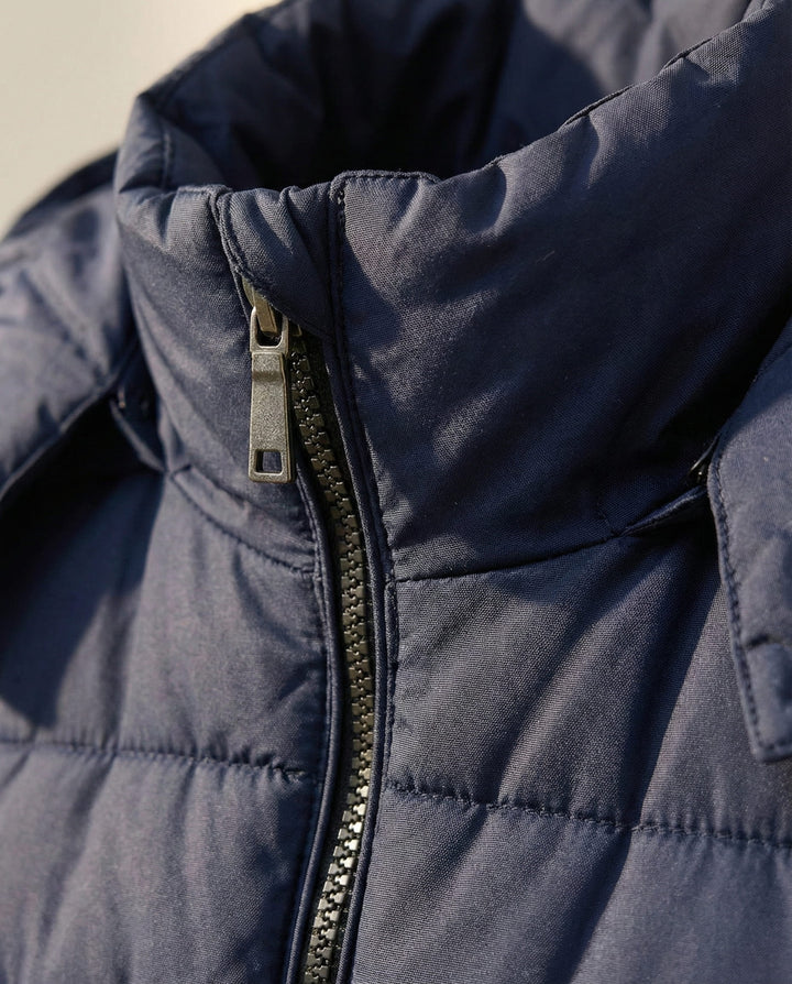 Frances | Relaxed Longline Hooded Puffer Jacket