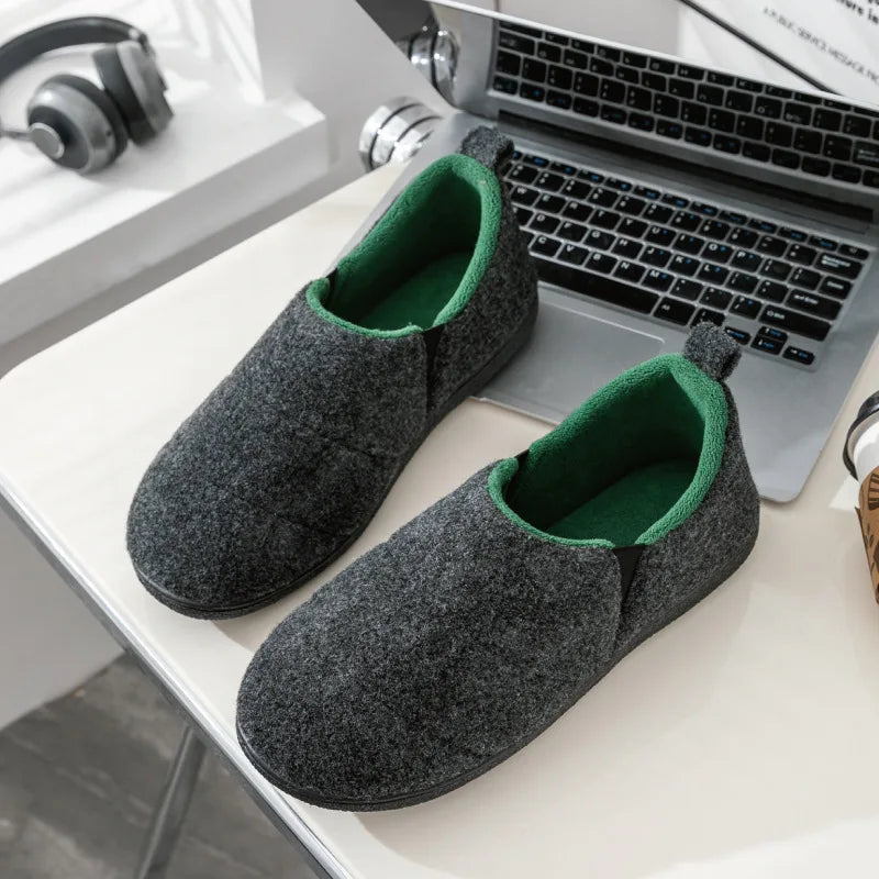 Frank | Effortless Warm-Lined Slip-On Winter Mens Slippers