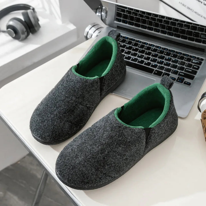Frank | Effortless Warm-Lined Slip-On Winter Mens Slippers