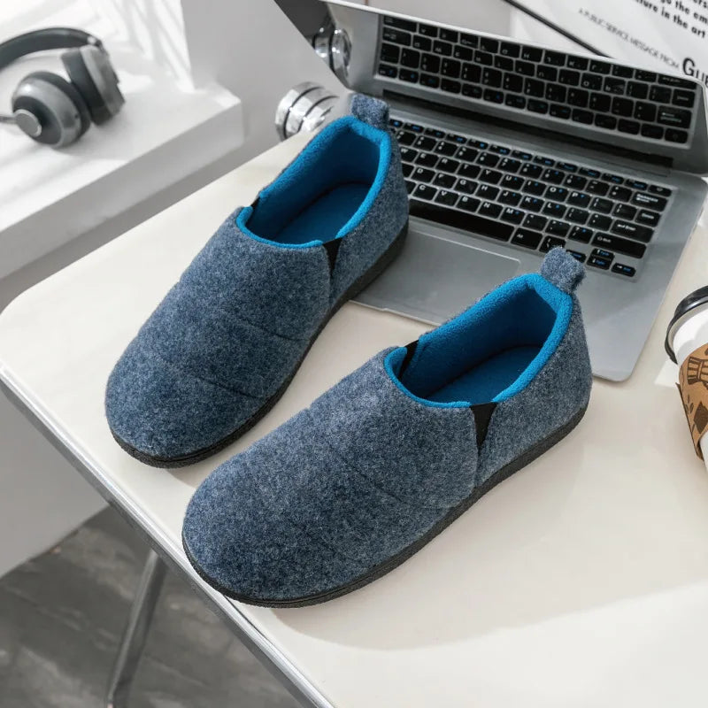 Frank | Effortless Warm-Lined Slip-On Winter Mens Slippers