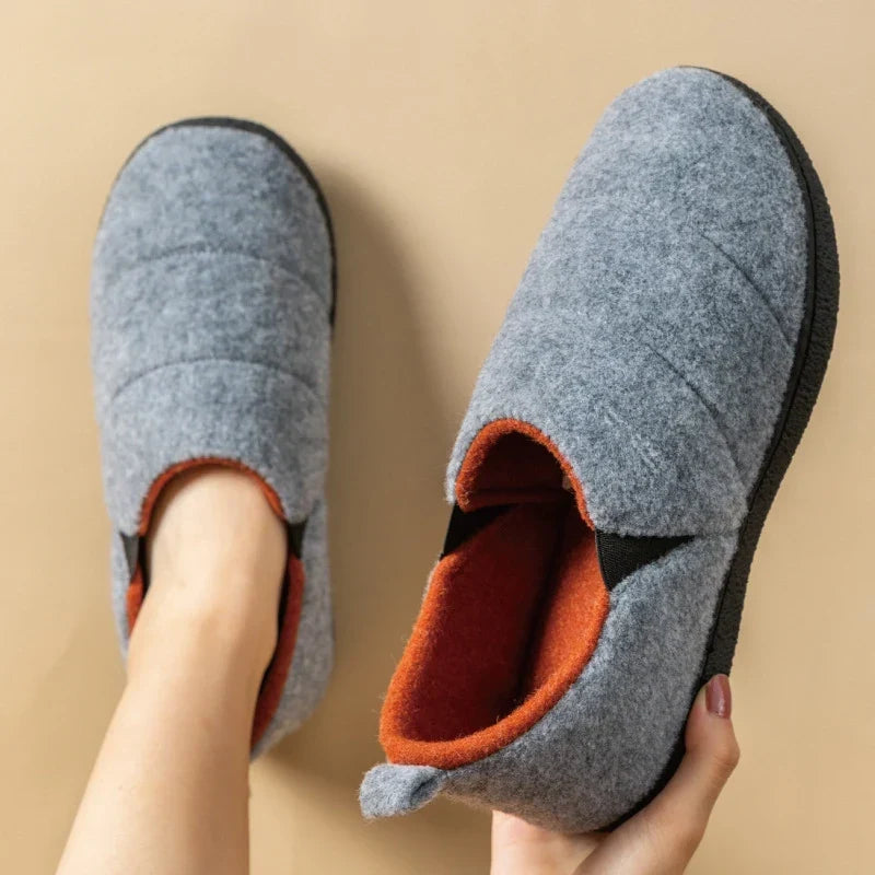 Frank | Effortless Warm-Lined Slip-On Winter Mens Slippers