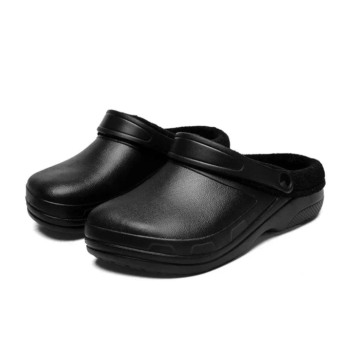 George | Plush-Lined Wide Fit Winter Mens Slippers