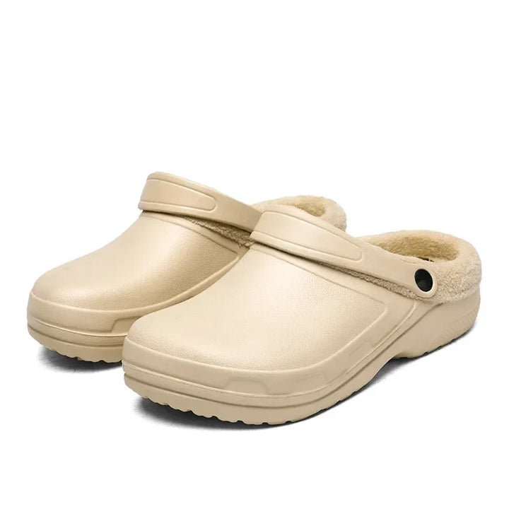George | Plush-Lined Wide Fit Winter Mens Slippers