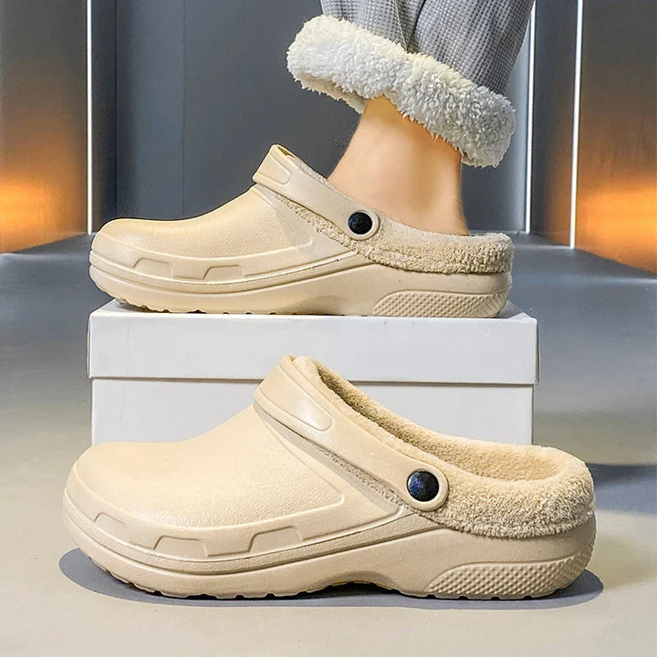 George | Plush-Lined Wide Fit Winter Mens Slippers