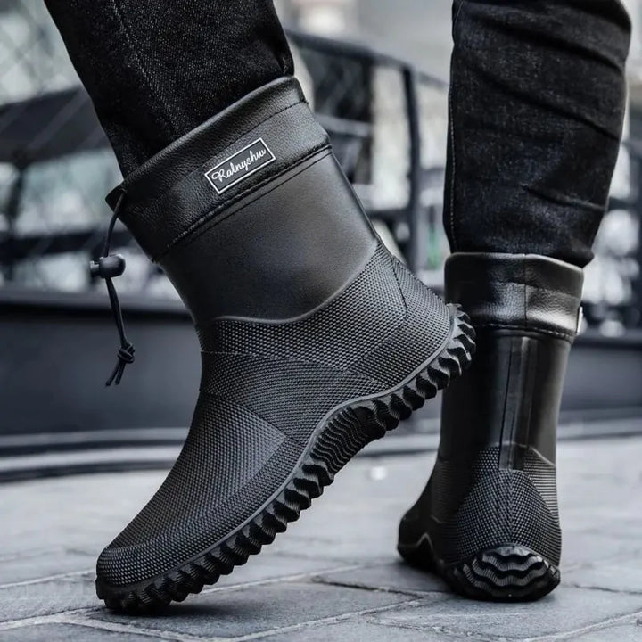Gerald | Cozy Waterproof Ankle Work Boots with Traction Sole