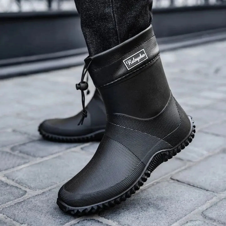 Gerald | Cozy Waterproof Ankle Work Boots with Traction Sole