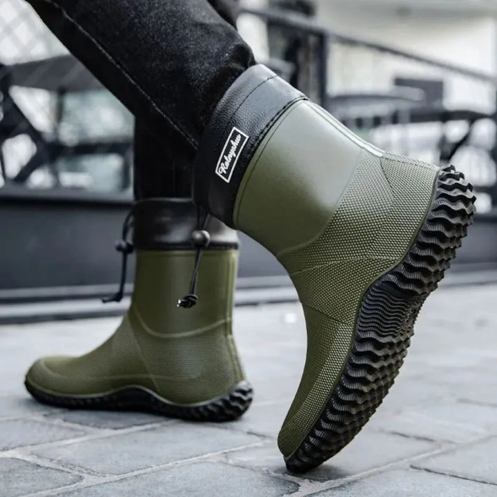 Gerald | Cozy Waterproof Ankle Work Boots with Traction Sole
